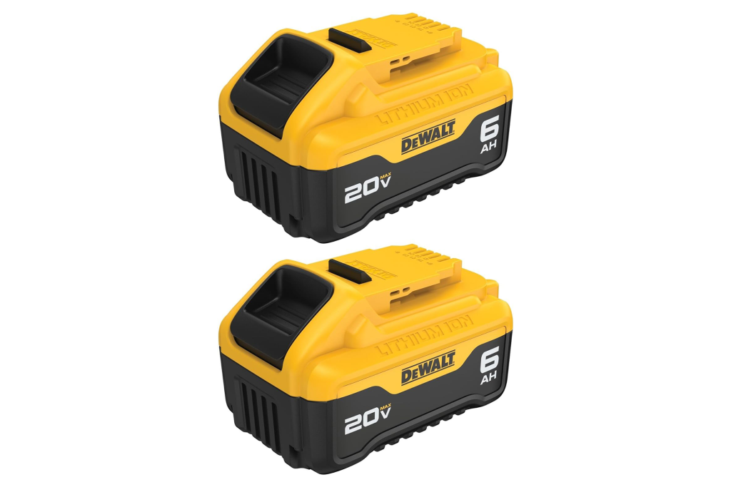 DEWALT 20V MAX 6 Ah Lithium Ion Battery 2-Pack