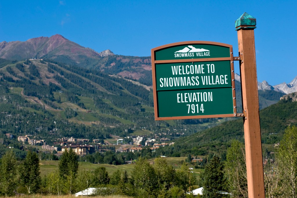 Snowmass Village boasts a humble 3,000 year-round residents. 