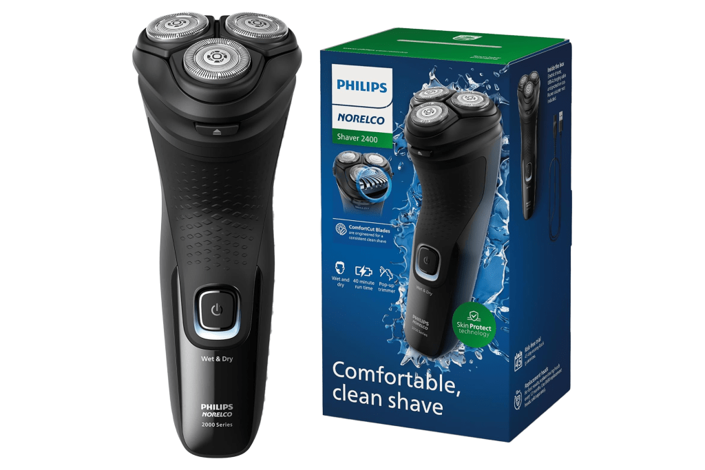 Philips Norelco Shaver 2400 Rechargeable Cordless Electric Shaver