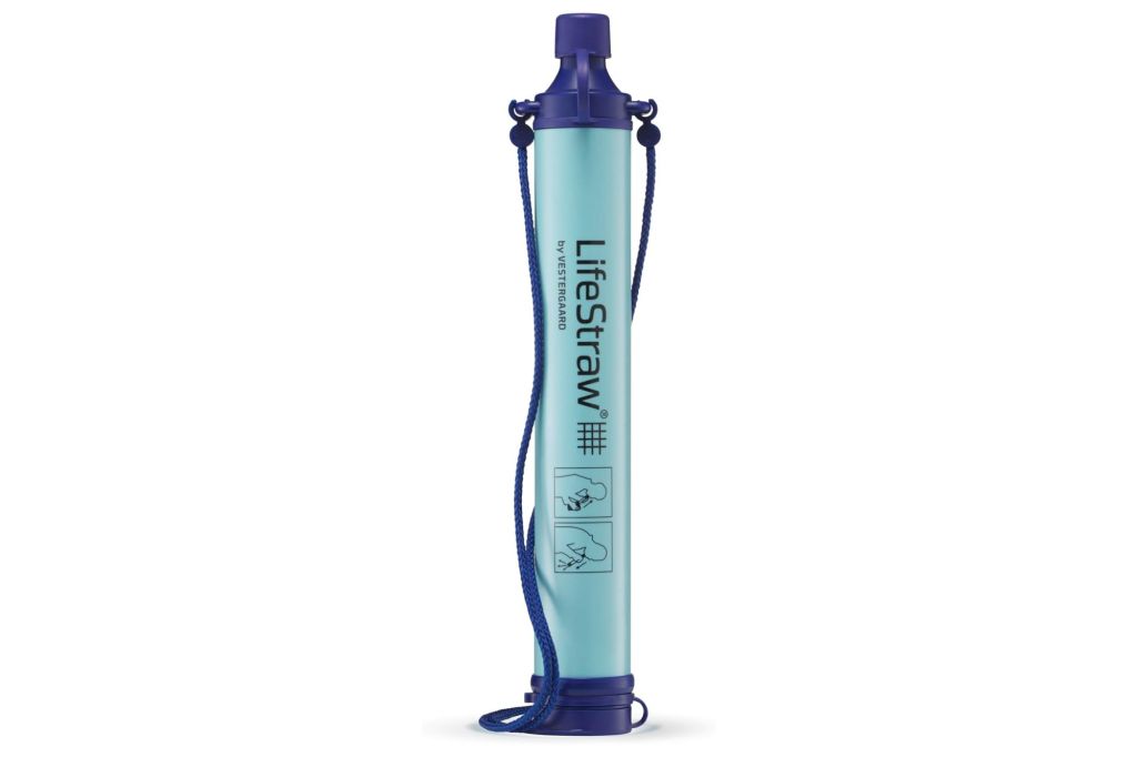 A lifestraw water filter