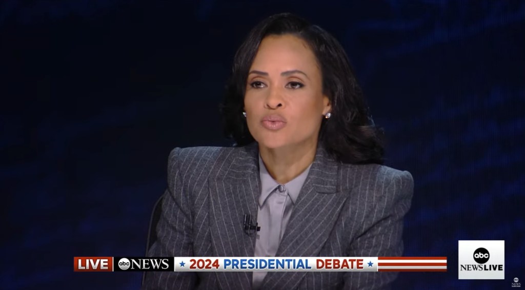 ABC News moderator Linsey Davis has drawn backlash from the right over her live fact-checking of Donald Trump during the debate.