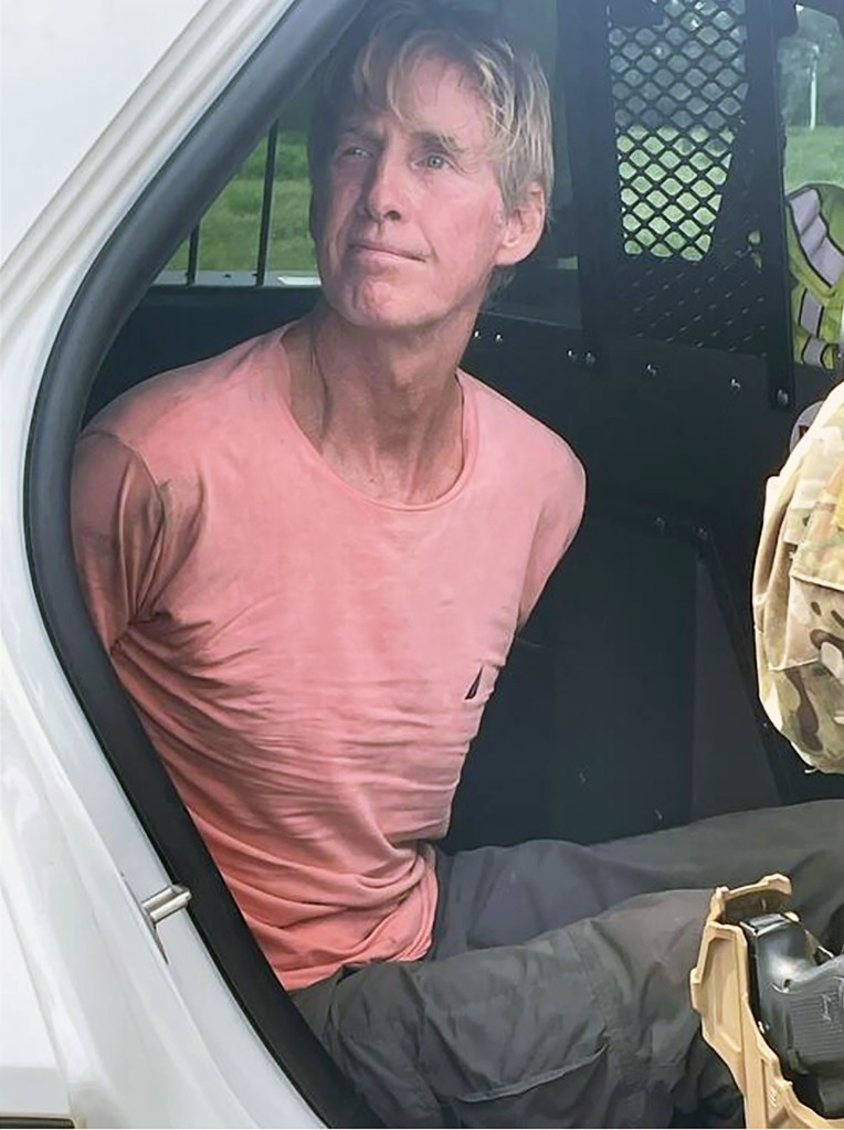 Routh was arrested after a Secret Service agent spotted him.