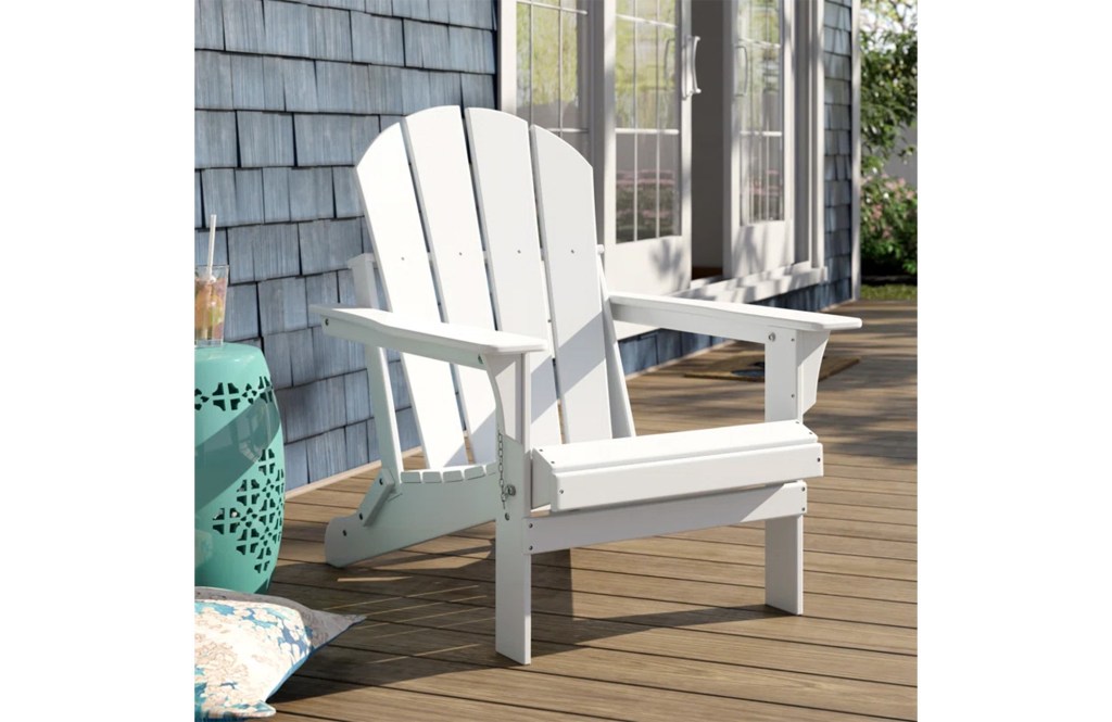 Shawnna Weather-Resistant Foldable Outdoor Adirondack Chair