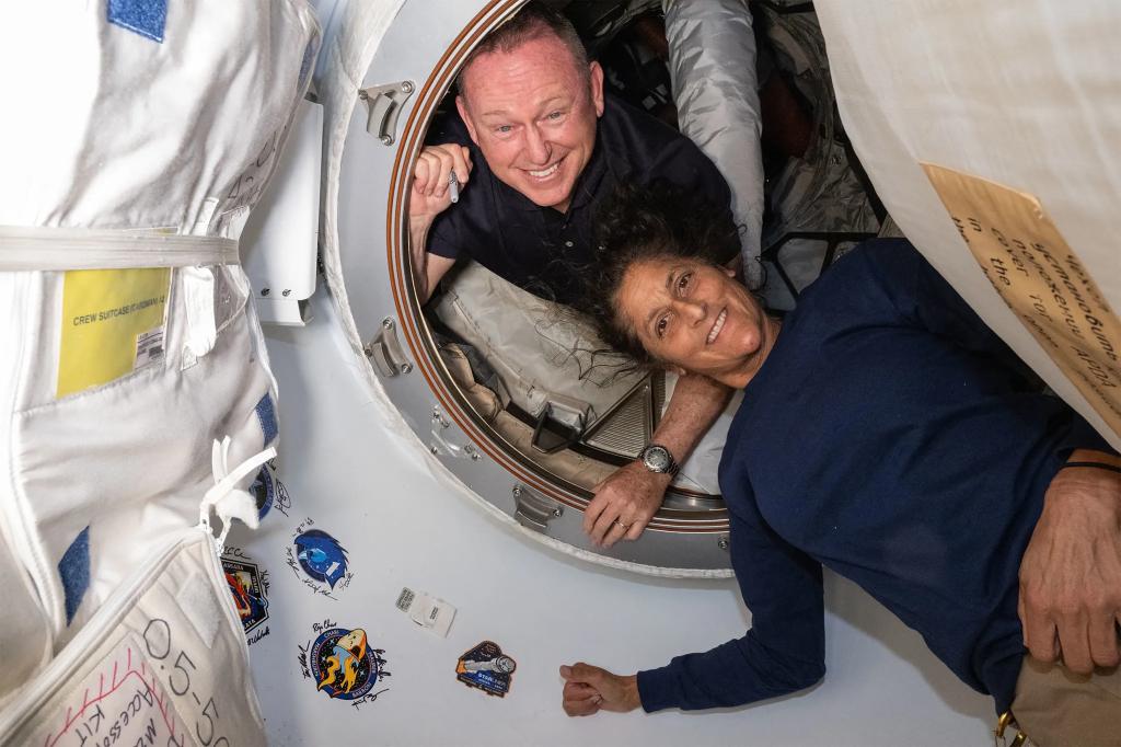 Stranded veteran astronauts Sunita “Suni” Williams and Butch Wilmore