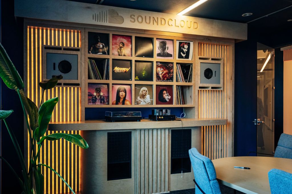 Interior SoundCloud offices. 