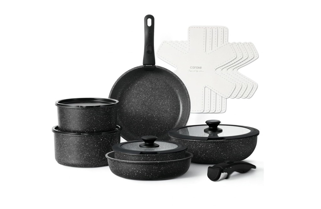 CAROTE 17pcs Pots and Pans Set