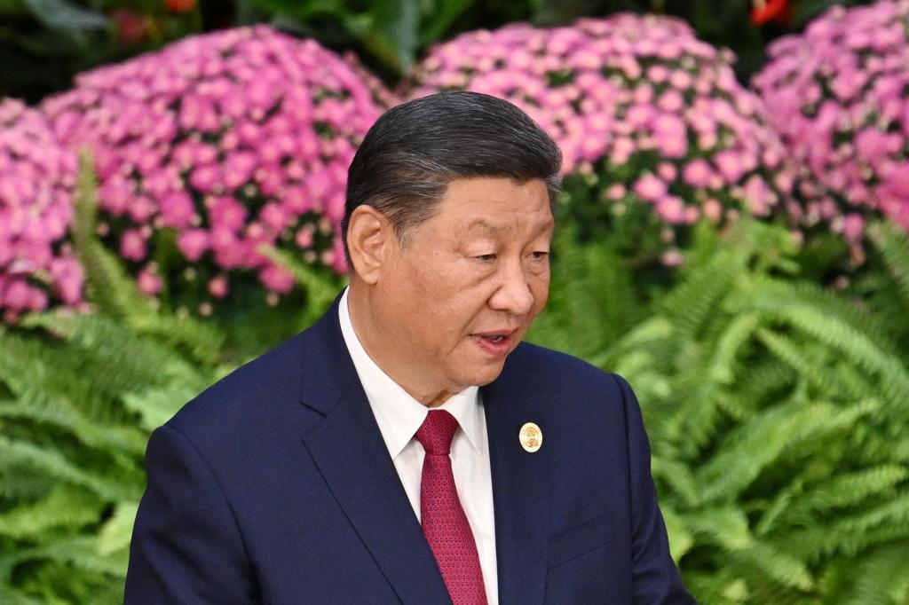 China's President Xi Jinping, speaks at the opening ceremony of the Forum on China-Africa Cooperation (FOCAC) at the Great Hall of the People in Beijing, Thursday, Sept. 5, 2024. (