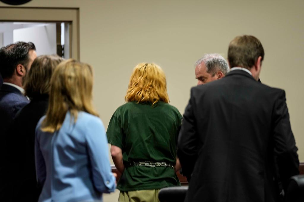 The teen, who is currently being held without bond in Gainesville Regional Youth Detention Center, stared straight ahead during the brief hearing. 