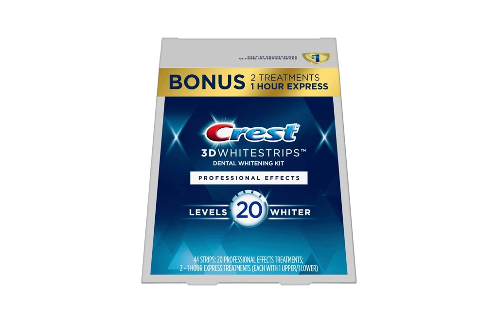 Crest 3D Whitestrips, Professional Effects, Teeth Whitening Strip Kit, 44 Strips (22 Count Pack)