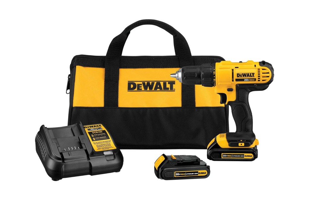 DEWALT 20V Max Cordless Drill/Driver Kit, Includes 2 Batteries and Charger