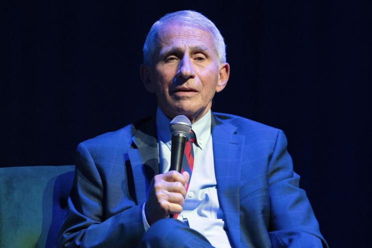 Dr. Anthony Fauci speaks during the presentation of his book "On Call" at Lincoln Theatre Friday, June 21, 2024, in Washington.