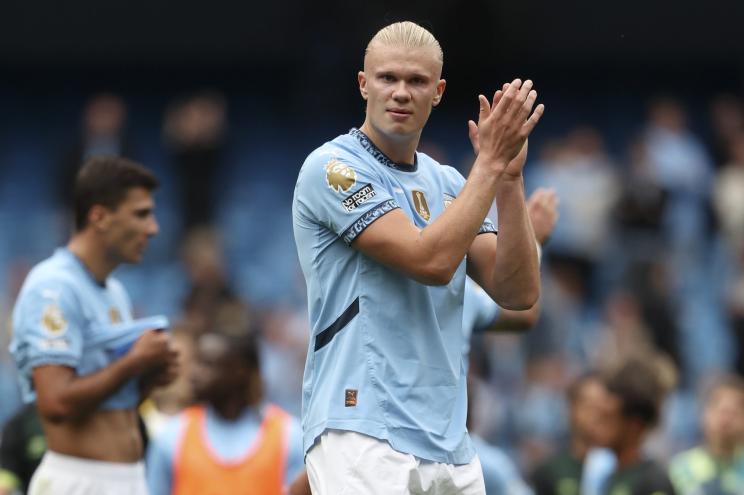 Erling Haaland has scored an incredible nine goals in Man City's first four games.