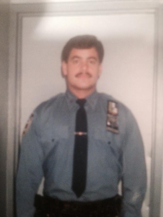 James Caban back in his NYPD days. 