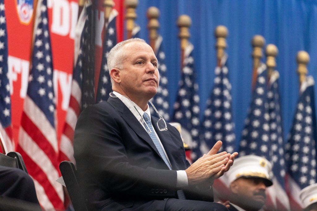 Robert Tucker at FDNY promotion ceremony on Sept. 13