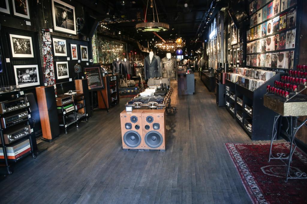 Former rock venue CBGB's, which is now a John Varvatos store selling clothing and accessories.