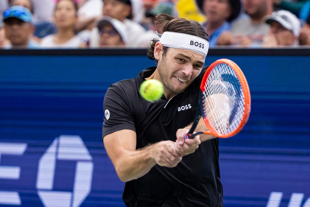 Taylor Fritz will play in the U.S. Open quarterfinals on Tuesday.