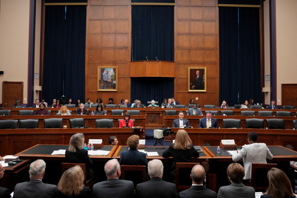 University Presidents testifying in congress