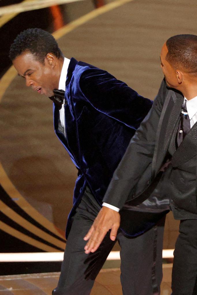 Will Smith slaps Chris Rock