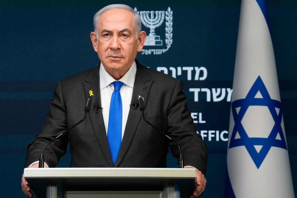 Israeli Prime Minister Benjamin Netanyahu