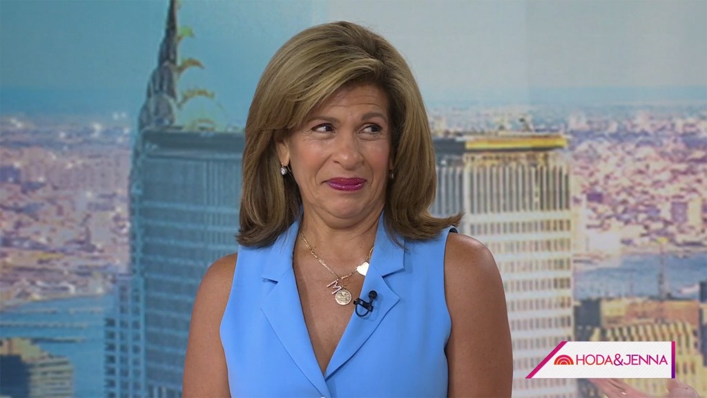 Hoda Kotb on "Today"