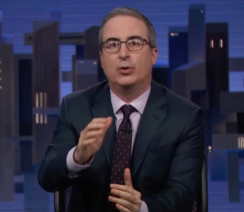 John Oliver on "Last Week Tonight With John Oliver." 