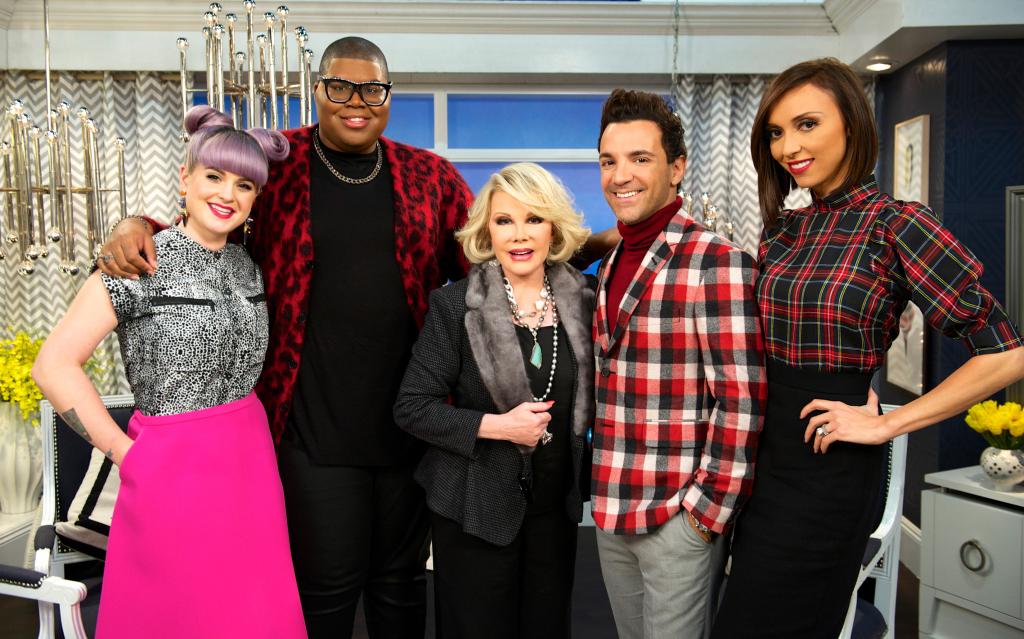 Joan Rivers and her Fashion Week cohosts.