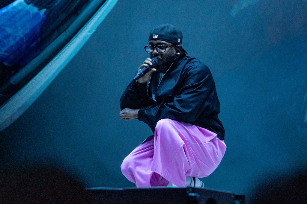 Kendrick Lamar at the 2023 Bonnaroo Music and Arts Festival