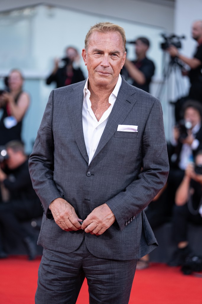 Kevin Costner at the Venice Film Festival on Sept. 7