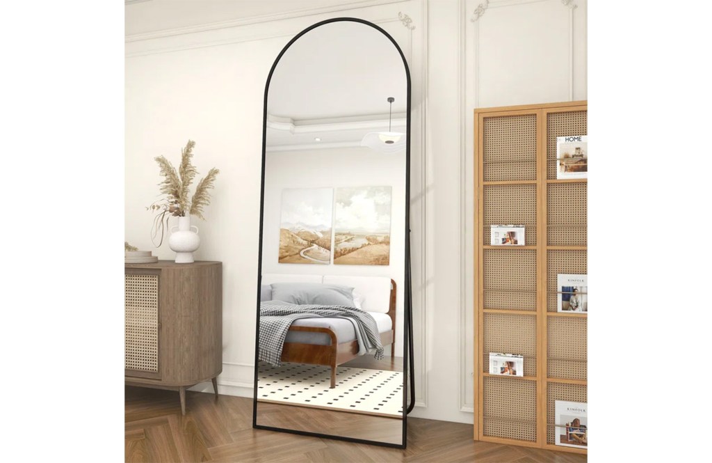 Shatterproof Metal Full Length Mirror
