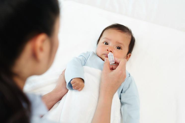 that hypertonic saline nasal drops can shorten a kid's cold by two days and reduce the risk of family members getting sick too.