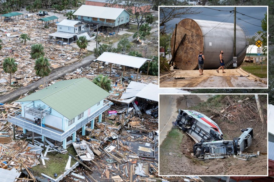 Devastating aftermath of Hurricane Helene captured in tragic photos