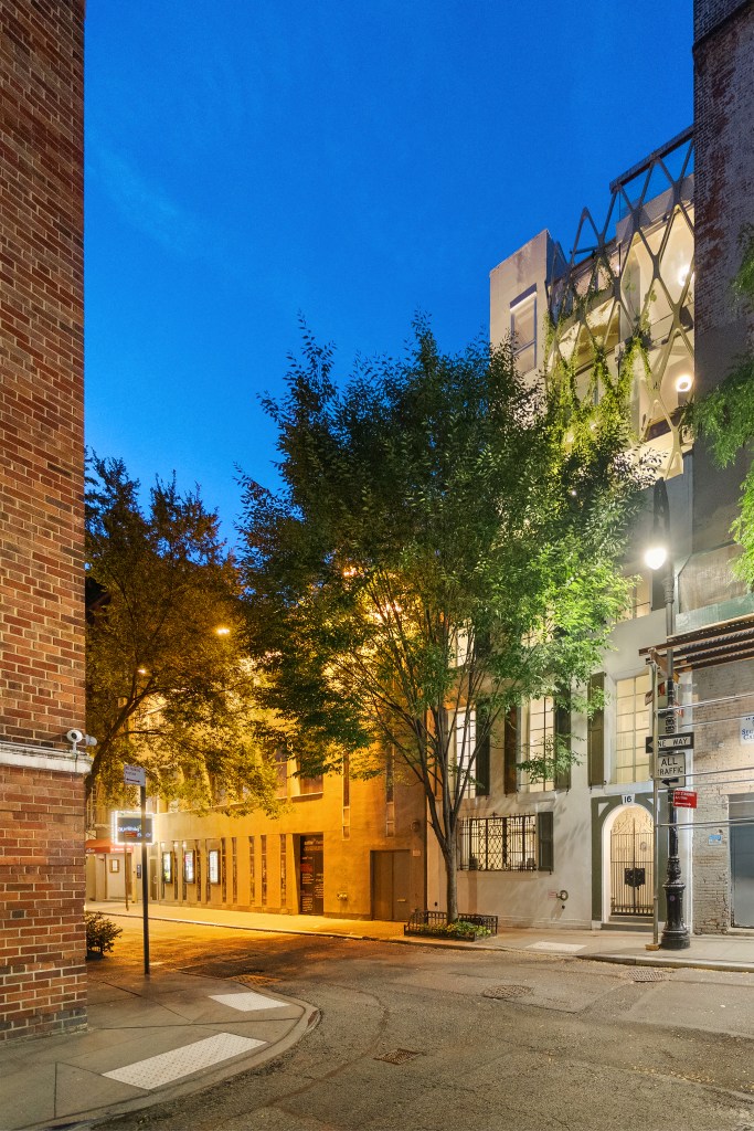 The home sits on a quiet street in the Greenwich Village. 