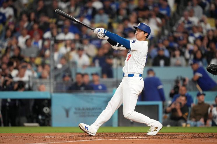 Shohei Ohtani has hit 52 homers for the Dodgers entering Saturday's game.