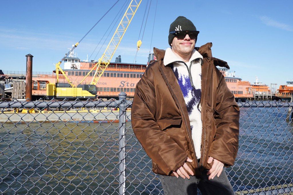 Pete Davidson with the Staten Island Ferry.