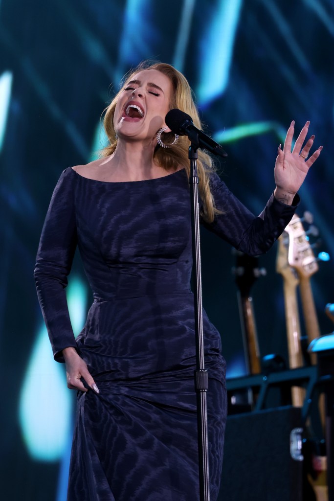 Adele performs in Germany