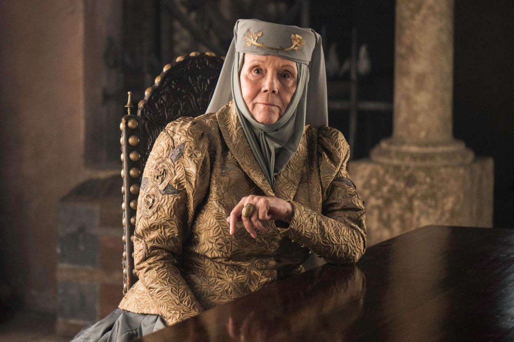 Diana Rigg on "Game of Thrones."