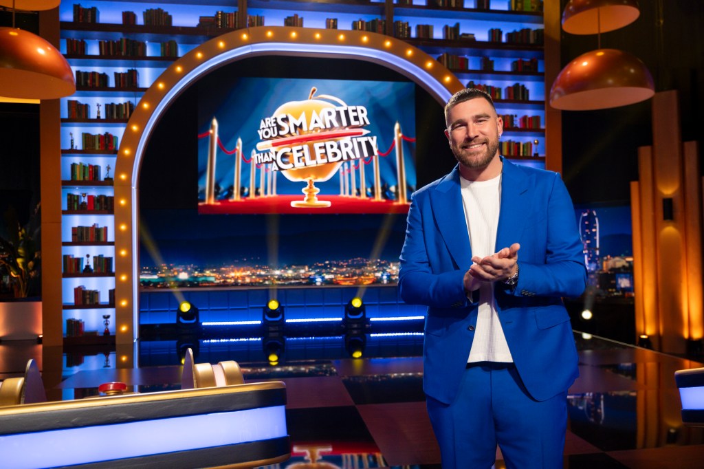 Travis Kelce hosts "Are You Smarter Than a Celebrity?"