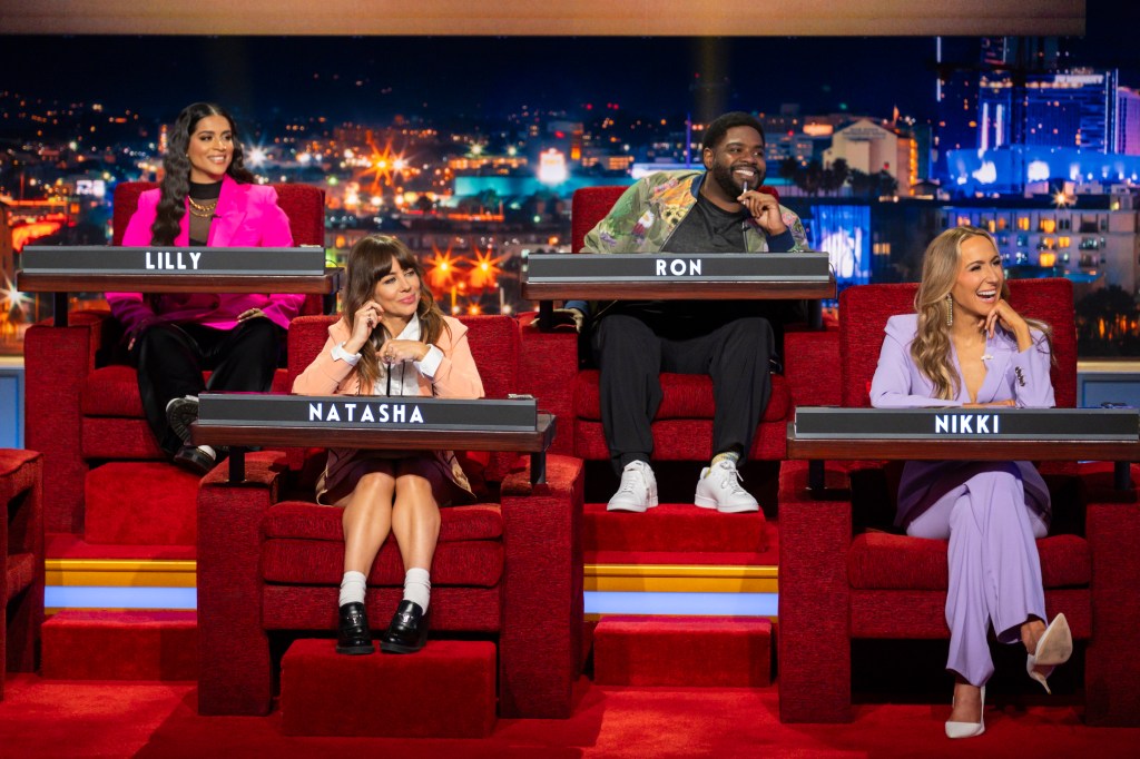 Contestants Natasha Leggero, Nikki Glaser,   Lilly Singh and Ron Funches.