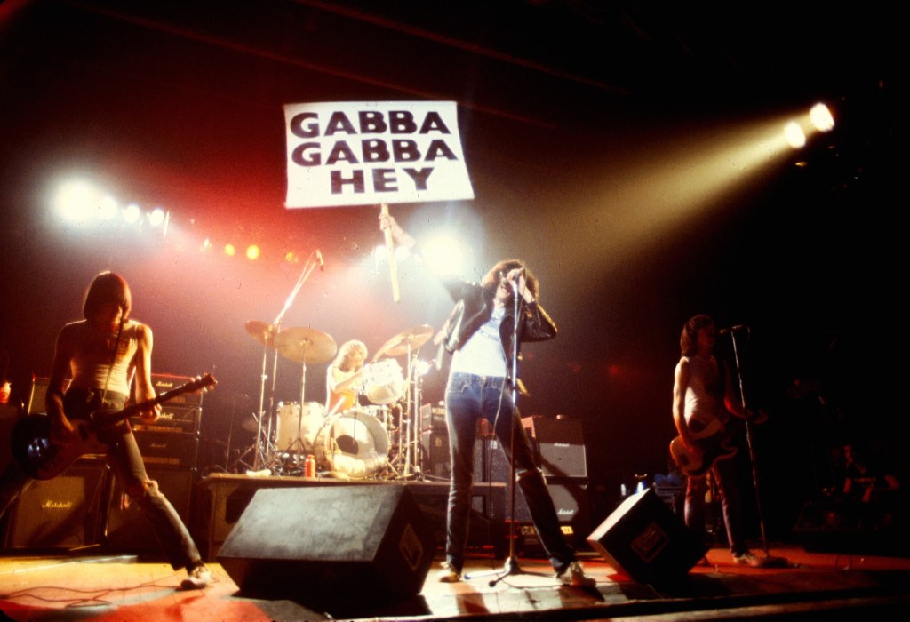 The Ramones performing at CBGB 