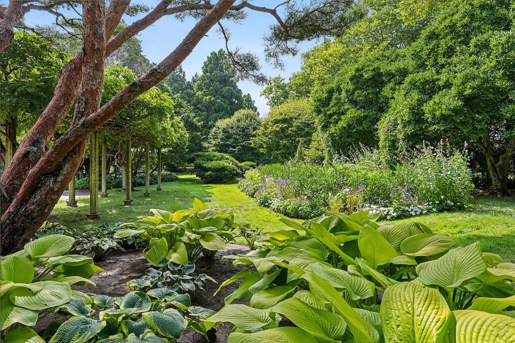 The gardens have been lovingly manicured for years.