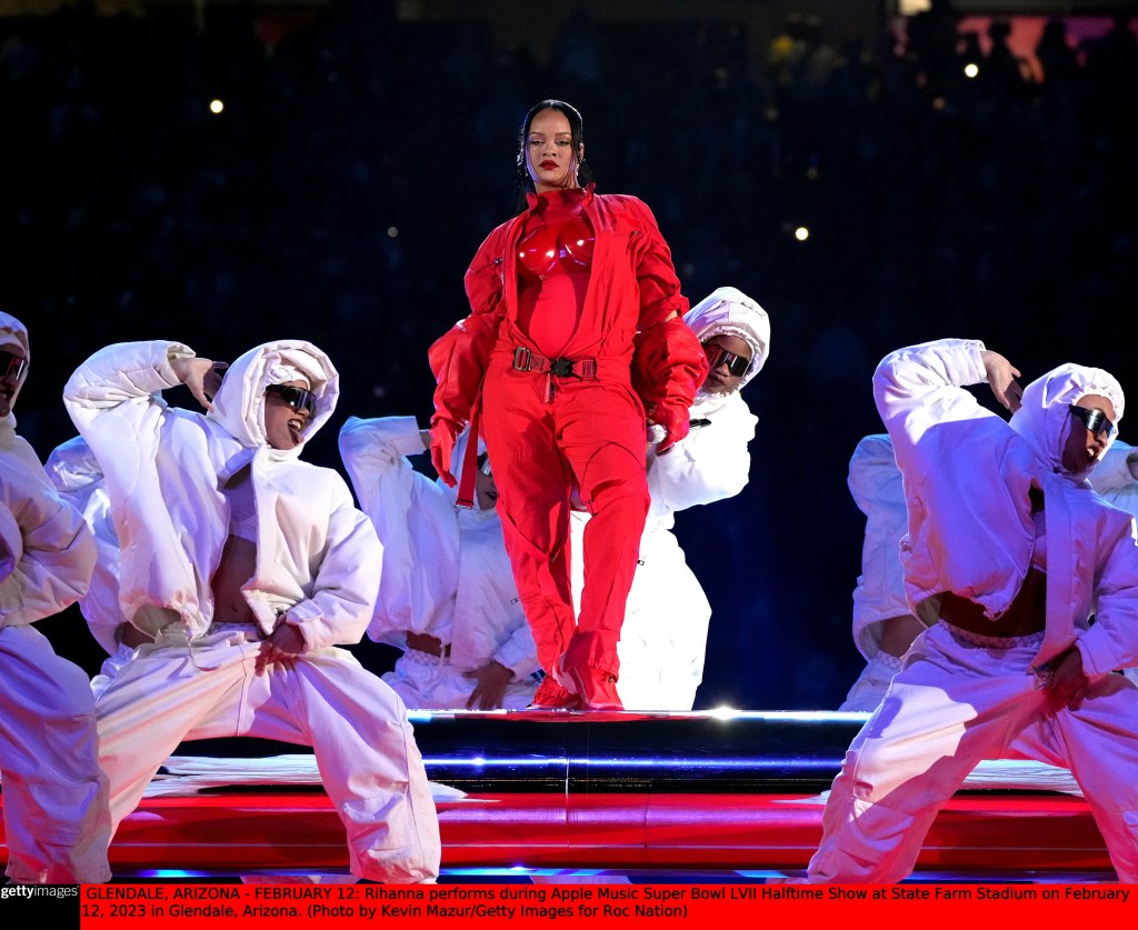 Rihanna performed at the 2023 Super Bowl