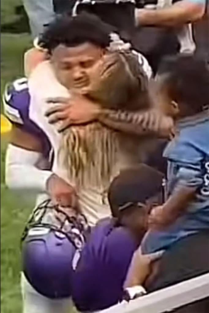 TikTok star Tianna Robillard and Vikings linebacker Ivan Pace Jr. raised eyebrows when they were seen hugging on the sidelines before Minnesota's win over the 49ers on Sept. 15, 2024. 