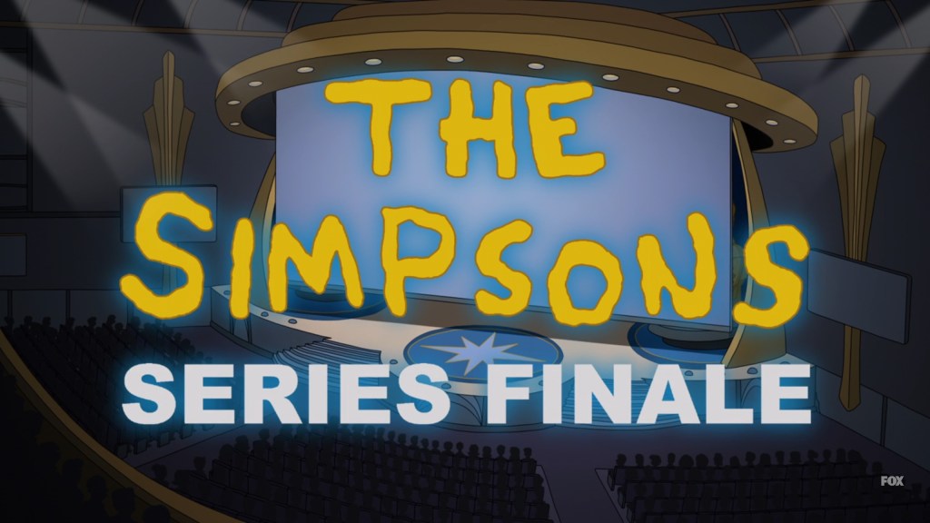 "The Simpsons" fake series finale