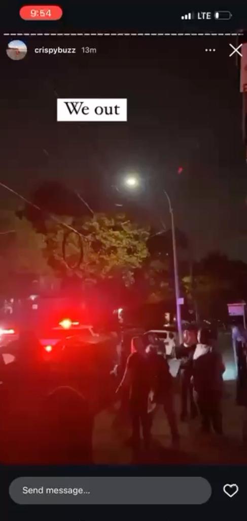 Harper and other protesters showed up outside the cop's home in Sunset Park, Brooklyn Monday night after the officer "put his hands on protesters" during a separate rally, Harper claimed on social media.