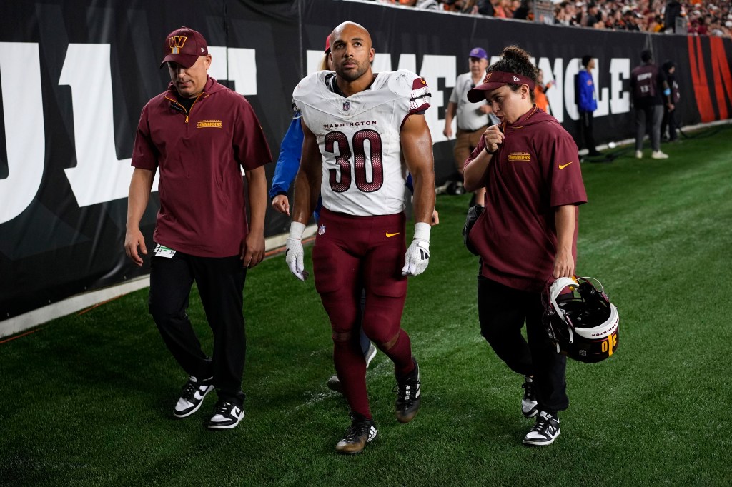 Austin Ekeler will miss the Commanders' Week 4 game.