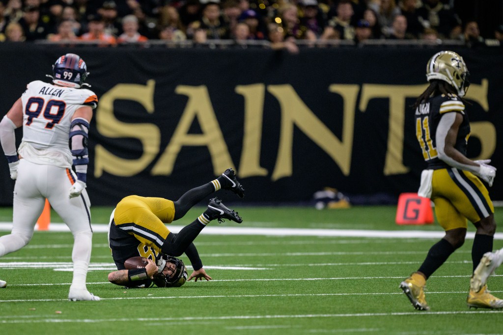 This about sums up the Saints' night Thursday.