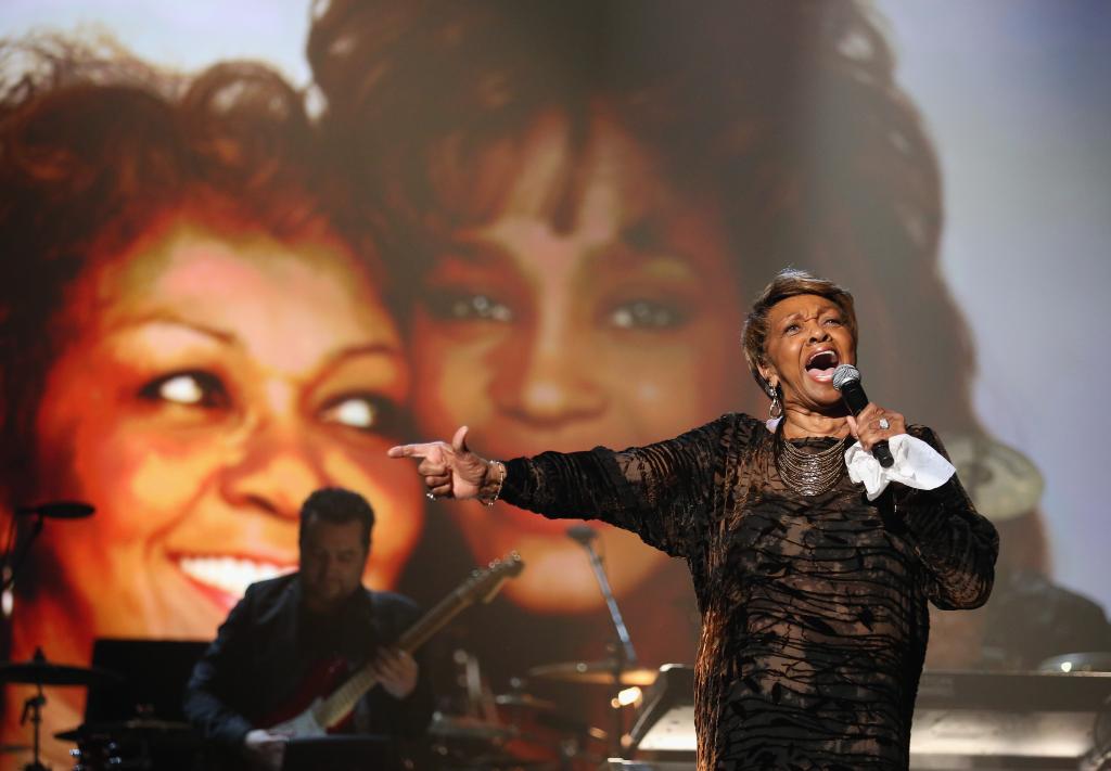 Singer Cissy Houston performs onstage during the 2012 BET Awards at The Shrine Auditorium on July 1, 2012 in Los Angeles, California.  