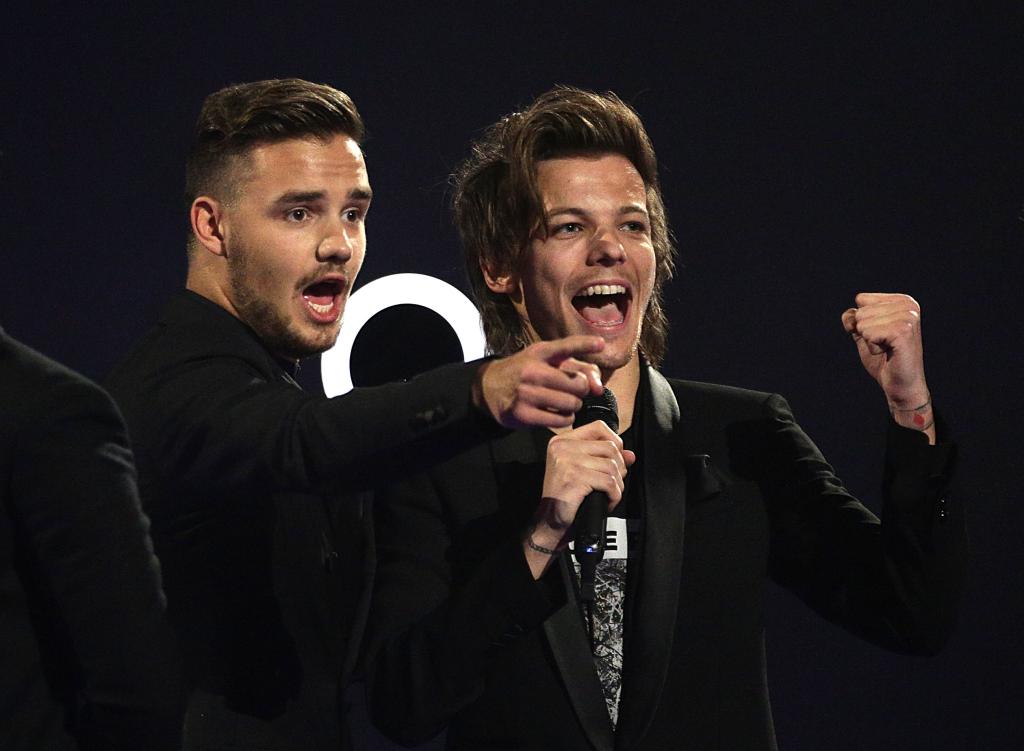 One Direction's Liam Payne and Louis Tomlinson in 2014.