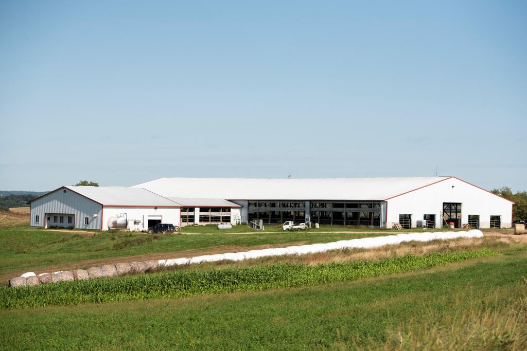 Dairy farm in Lancaster, Wisconsin where President Donald Trump announced $13 billion in aid to farmers during a 2019 campaign rally.