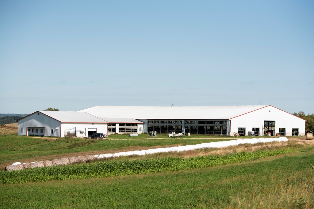 Dairy farm in Lancaster, Wisconsin where President Donald Trump announced $13 billion in aid to farmers during a 2019 campaign rally.